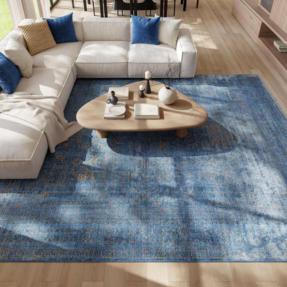 Nourison Home Luxurious  Blue  Traditional