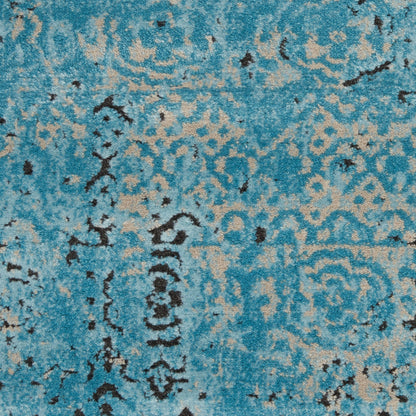 Nourison Home Karma  Blue  Traditional