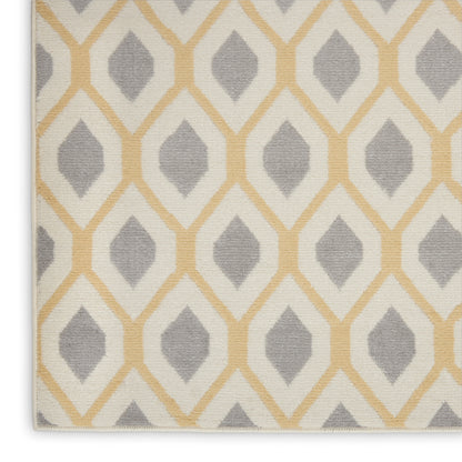 Nourison Home Grafix  White  Contemporary