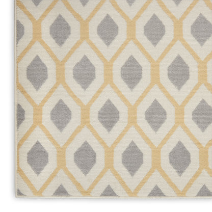 Nourison Home Grafix  White  Contemporary