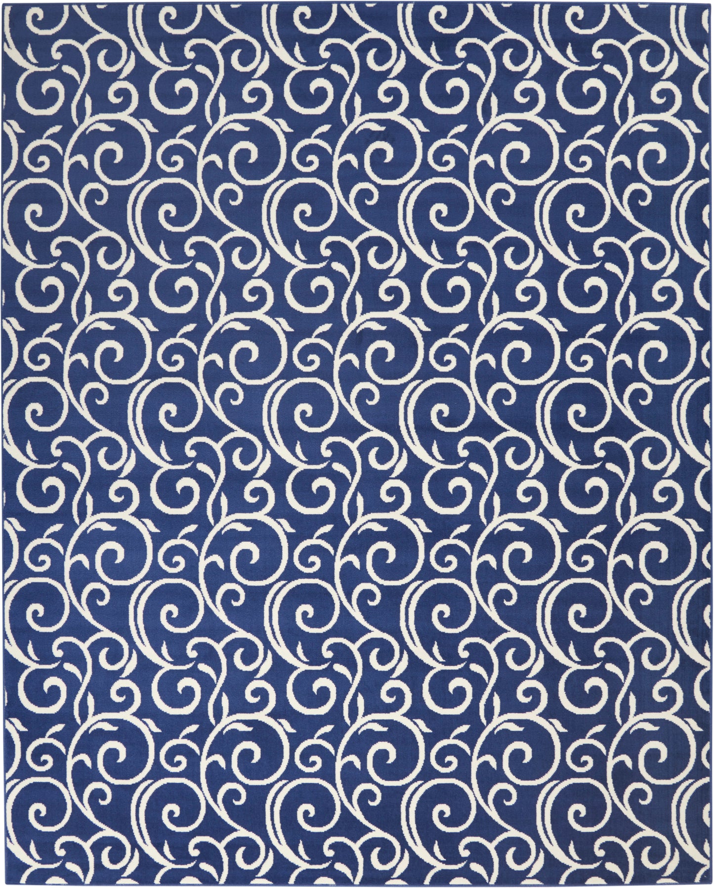Nourison Home Grafix  Navy  Contemporary