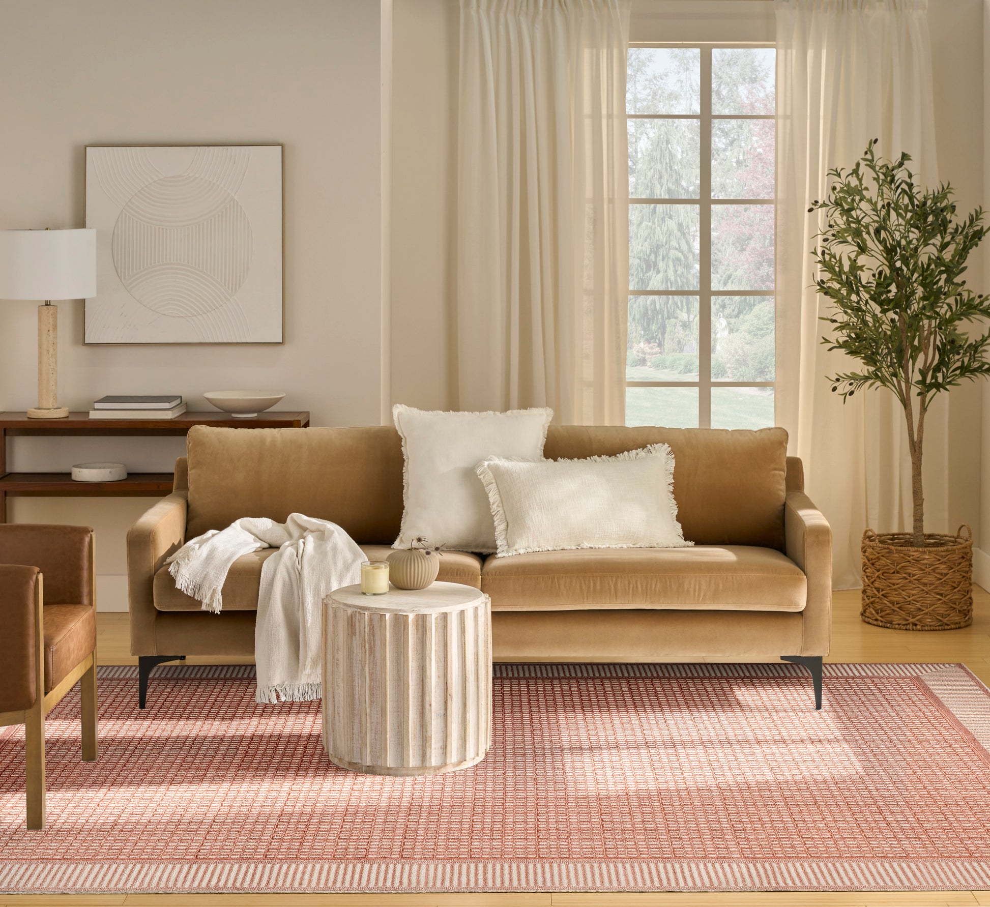 Nourison Home Nordic  Brick Ivory  Contemporary