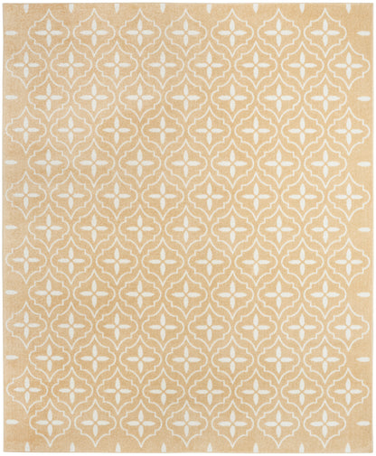 Nourison Home Nourison Essentials NRE04 Beige Ivory Contemporary Power-loomed Rug