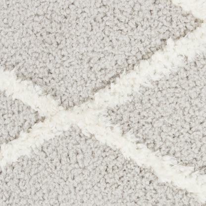 Nourison Home Feather Soft  Grey Ivory  Contemporary