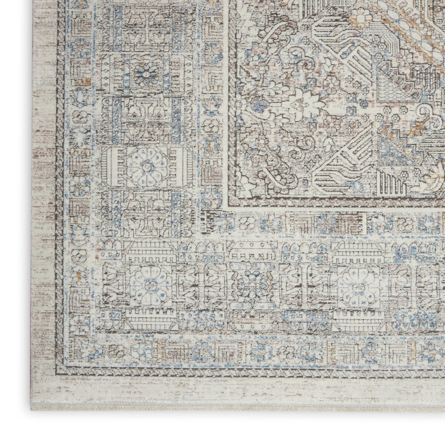 Nourison Home Starry Nights  Cream Grey  Traditional