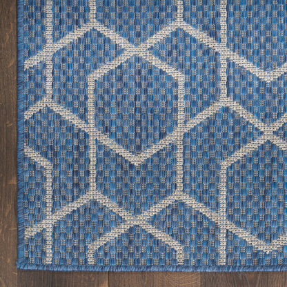 Nourison Home Horizon Indoor/Outdoor  Denim  Contemporary