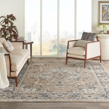 Nourison Home Quarry  Beige Grey  Transitional