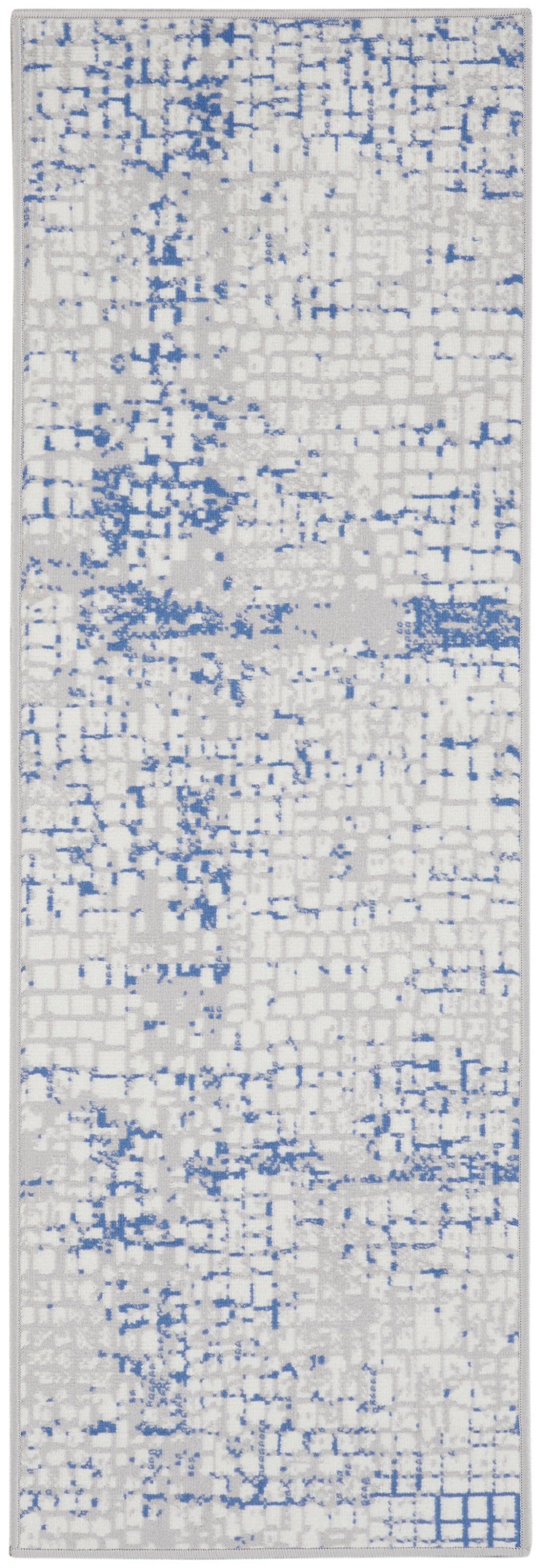 Nourison Home Whimsicle WHS07 Grey Blue Contemporary Power-loomed Rug