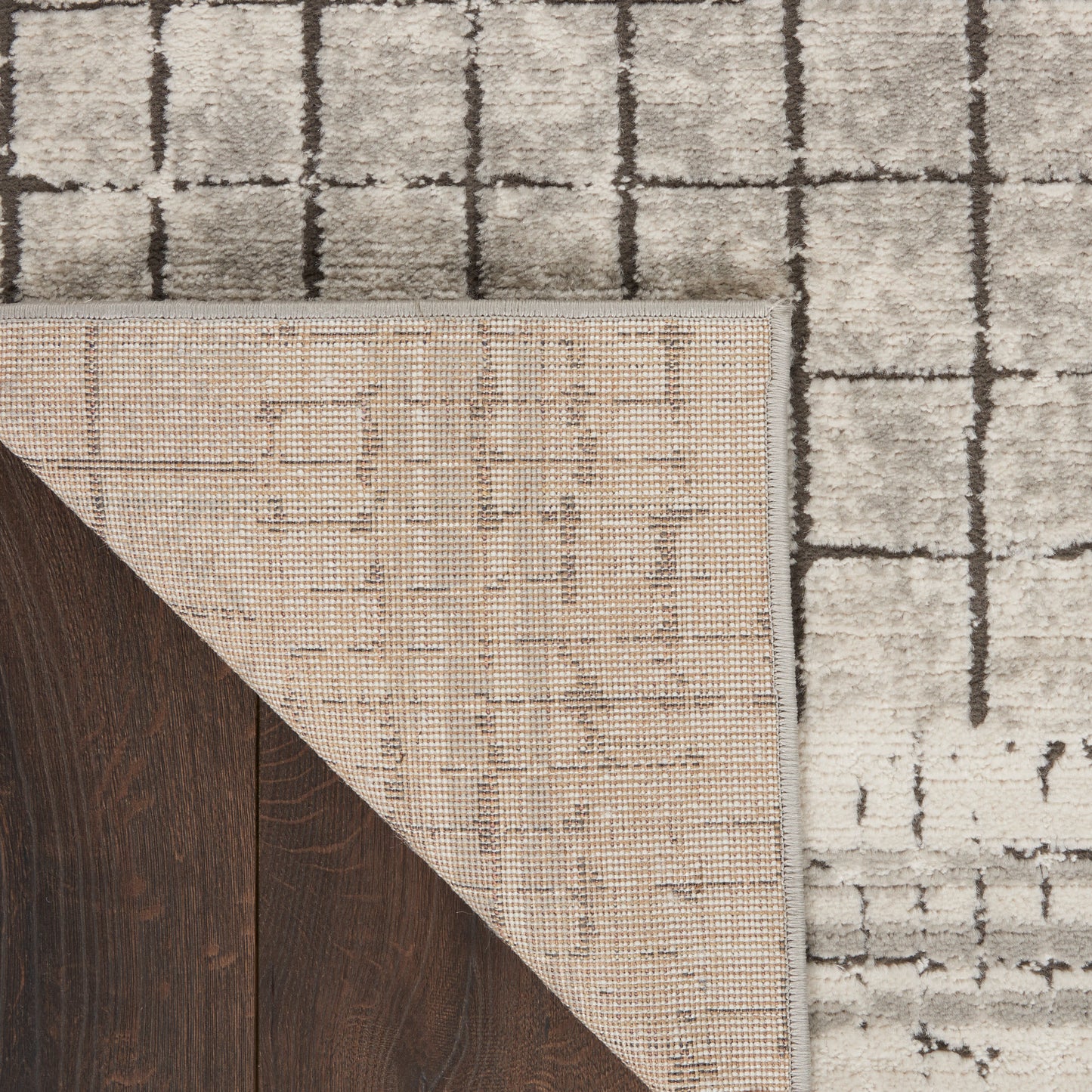 Nourison Home Quarry  Ivory Grey  Contemporary