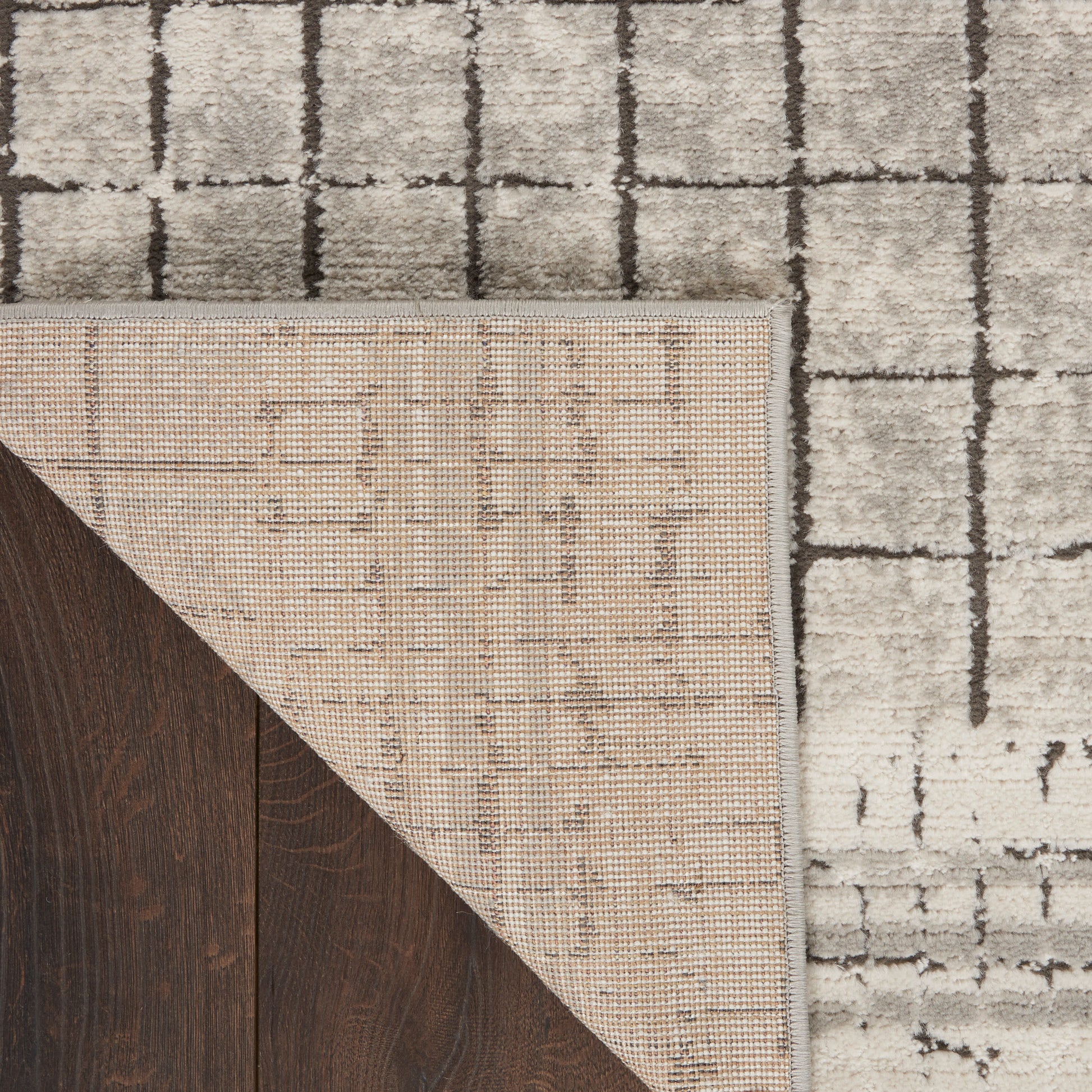 Nourison Home Quarry  Ivory Grey  Contemporary