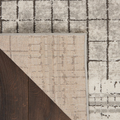 Nourison Home Quarry  Ivory Grey  Contemporary