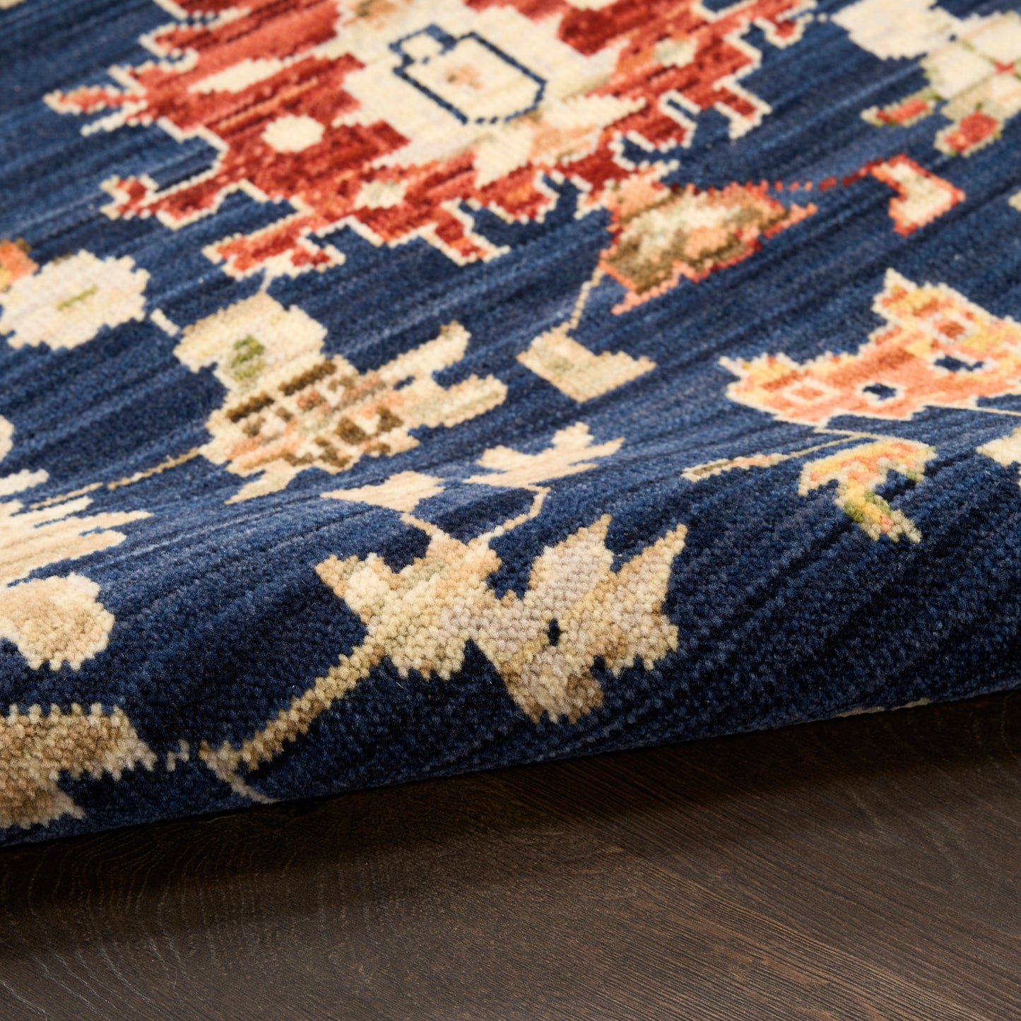 Nourison Home Antique Bloom  Navy  Traditional
