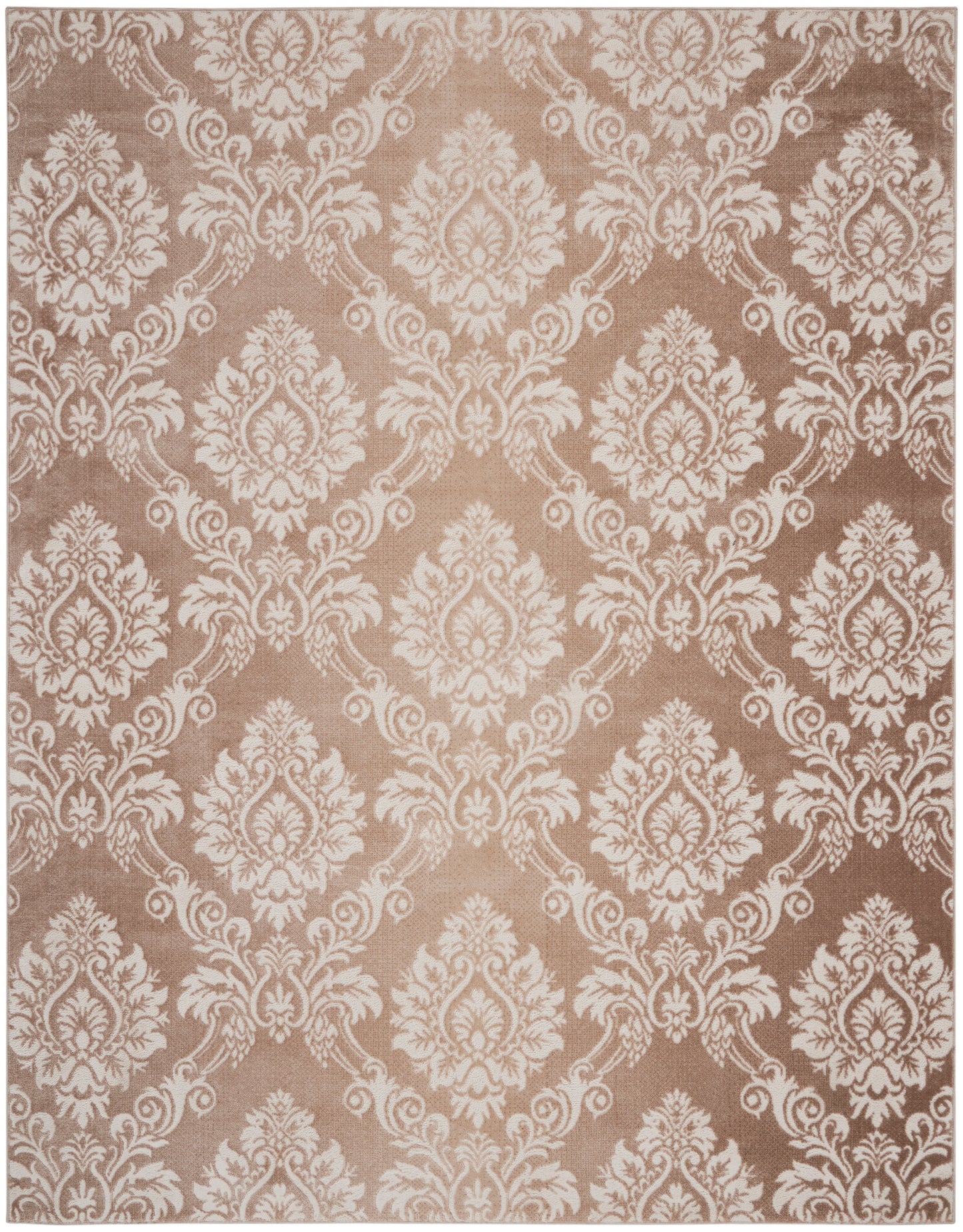 Nourison Home Elation ETN03 Ivory Mocha Traditional Power-loomed Rug