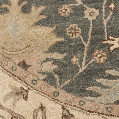 Nourison Home India House  Charcoal Ivory  Traditional