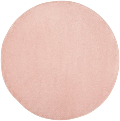 Nourison Home Nourison Essentials NRE01 Pink Contemporary Power-loomed Rug