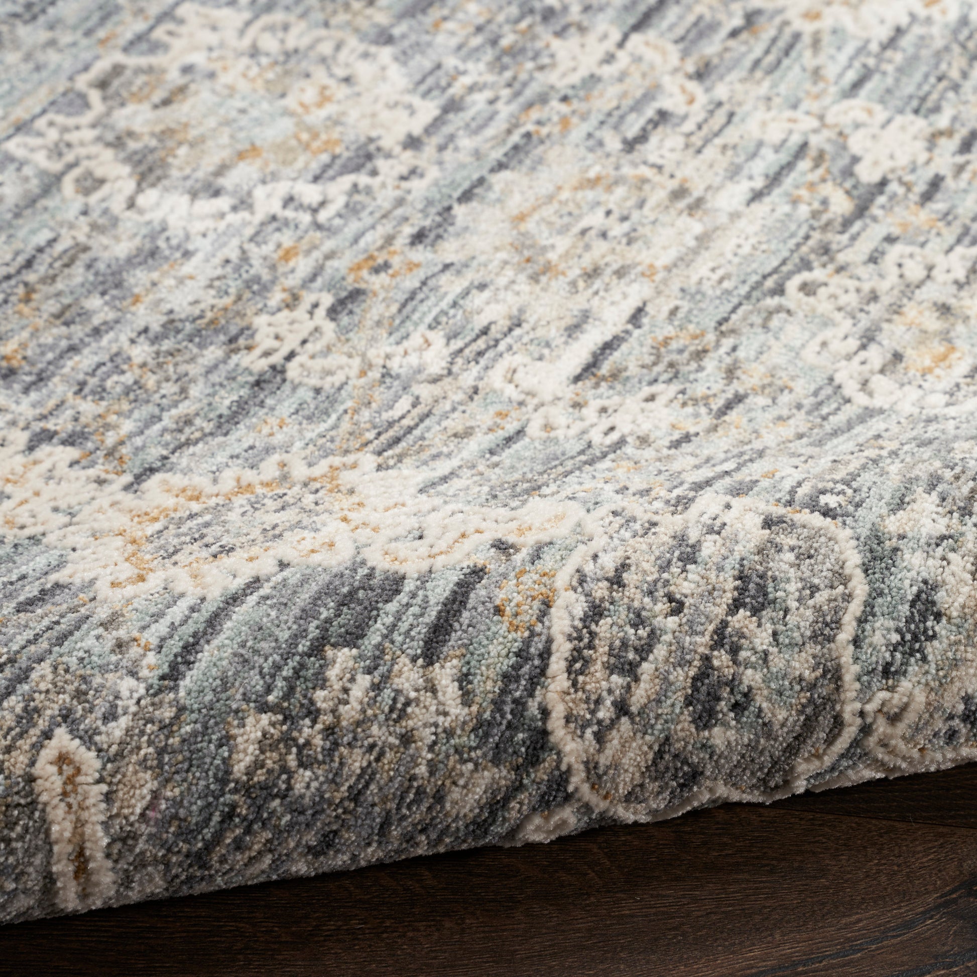 Nourison Home Lynx  Charcoal  Transitional