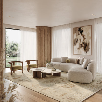 Nourison Home Whispers  Beige  Traditional
