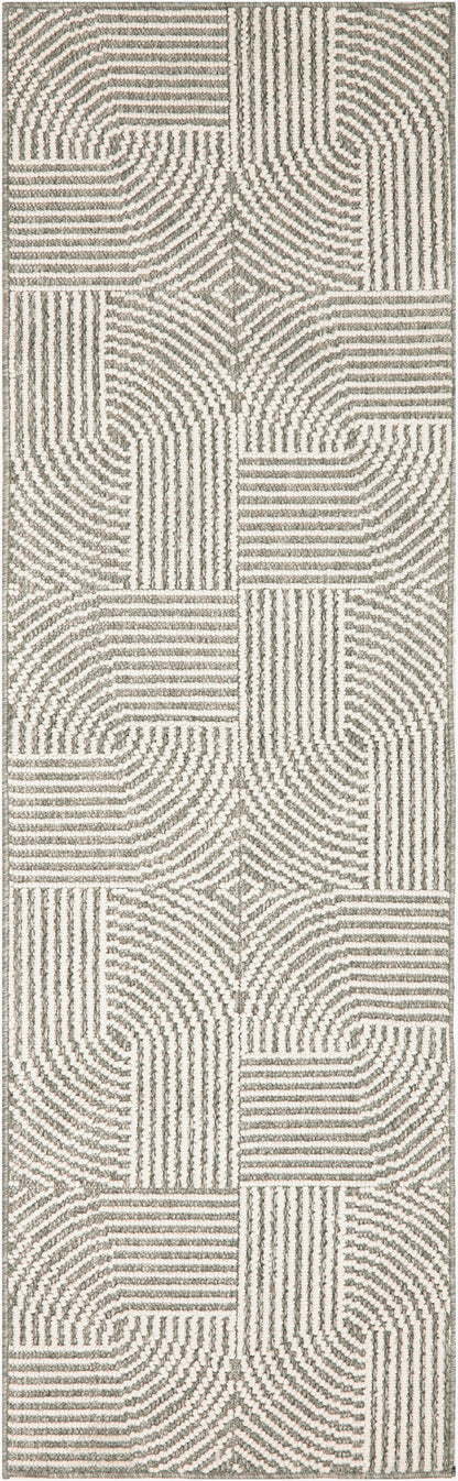 Nourison Home Natural Texture NTX02 Grey Ivory Contemporary Power-loomed Rug