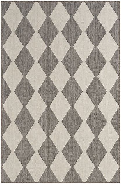 Nourison Home Positano POS04 Charcoal Contemporary Power-loomed Rug