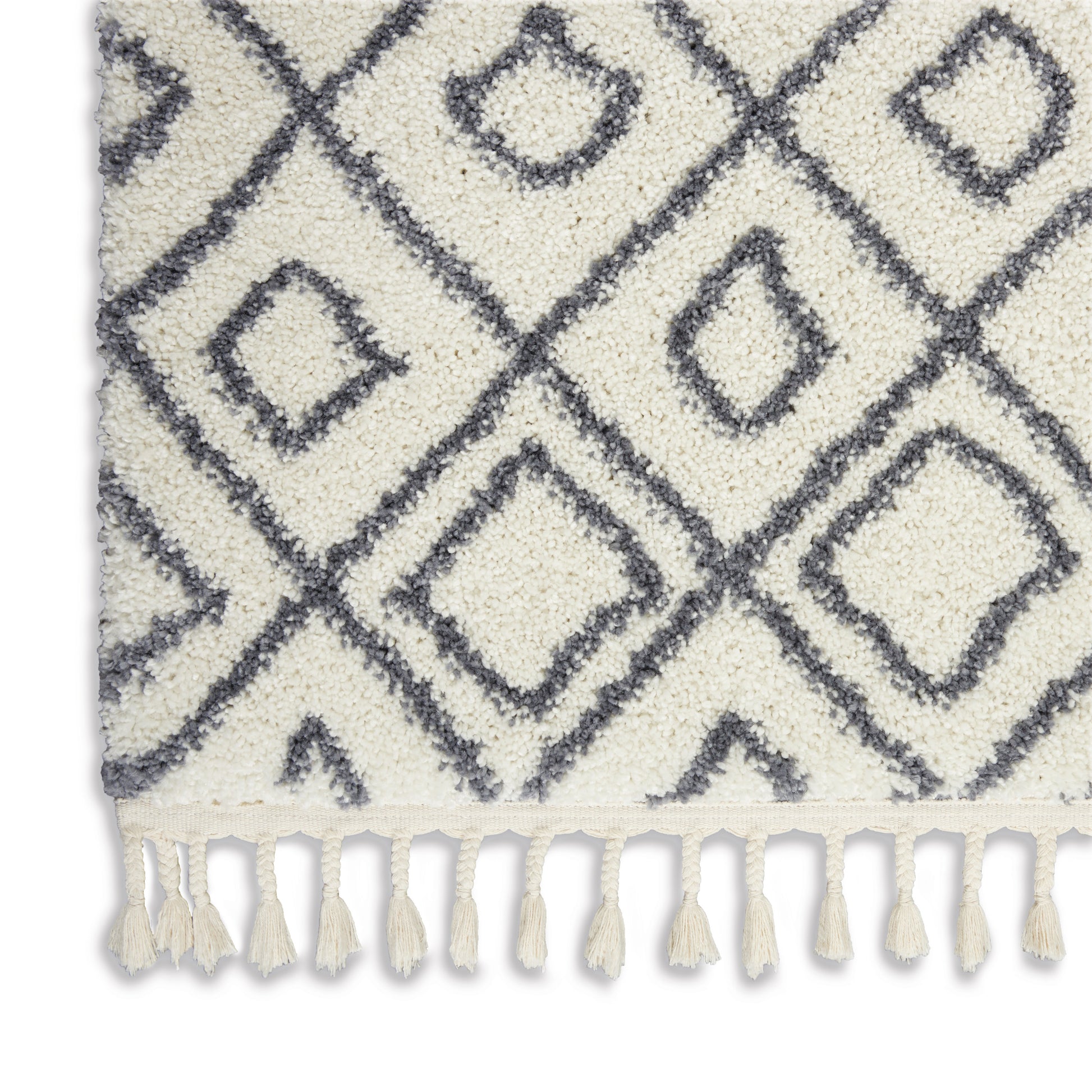 Nourison Home Serenity Shag  Ivory Slate  