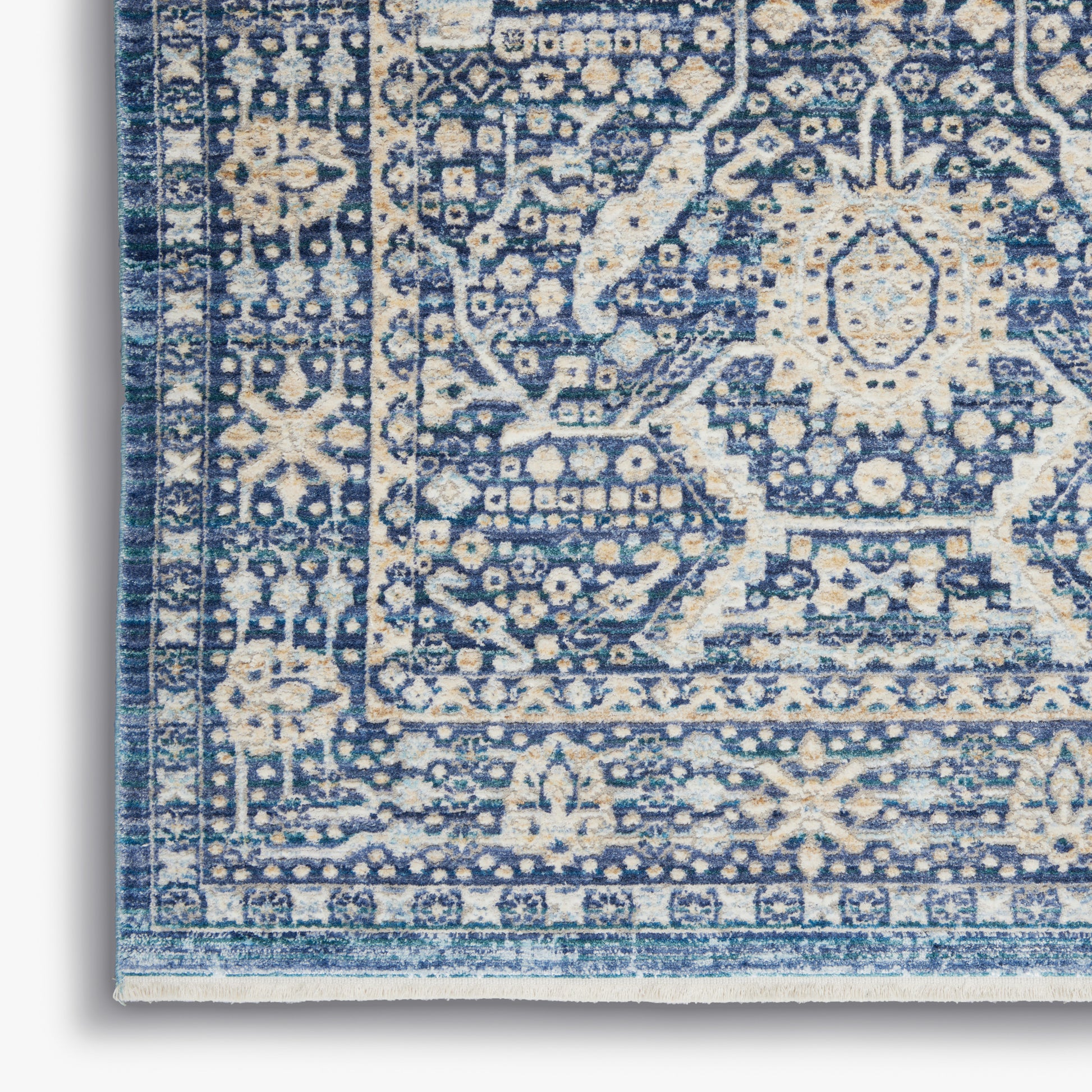 Nourison Home Lustrous Weave  Blue  