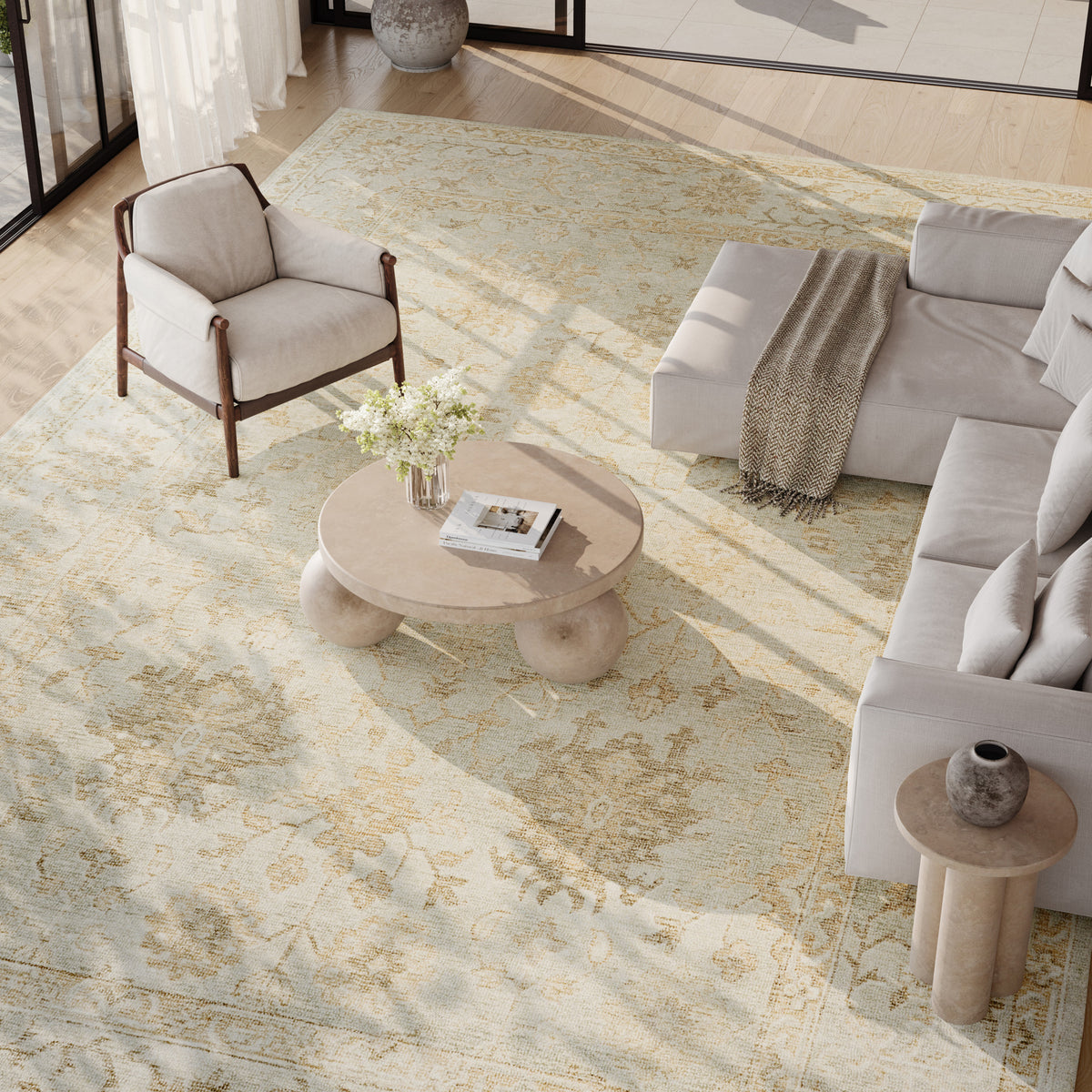 Nourison Home Celia  Sage  Traditional