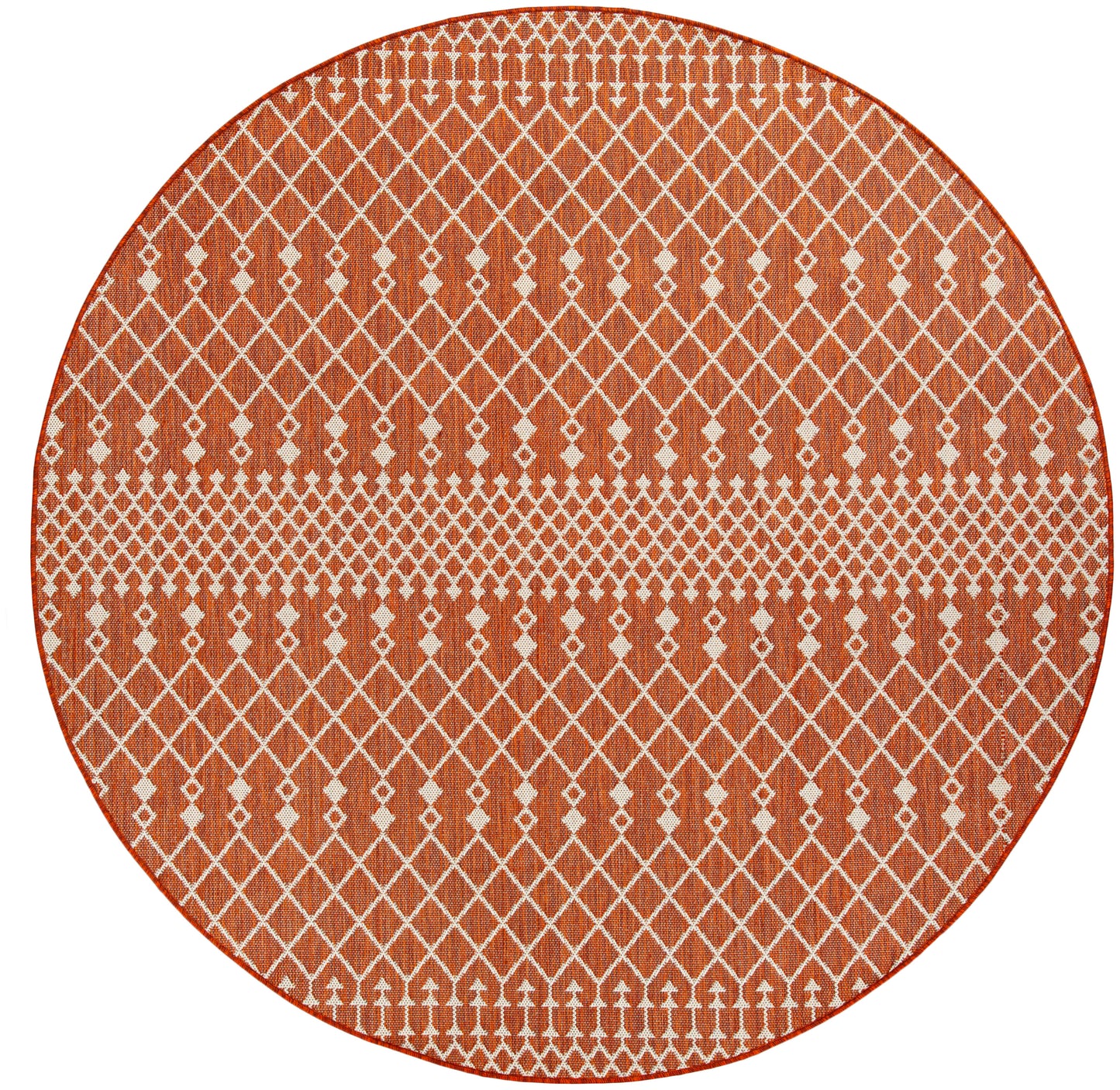 Nourison Home Positano POS02 Terracotta Contemporary Power-loomed Rug