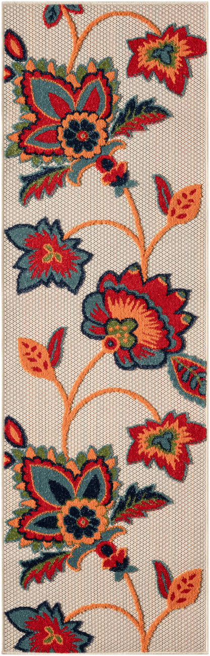 Nourison Home Aloha ALH31 Multicolor Contemporary Power-loomed Rugs