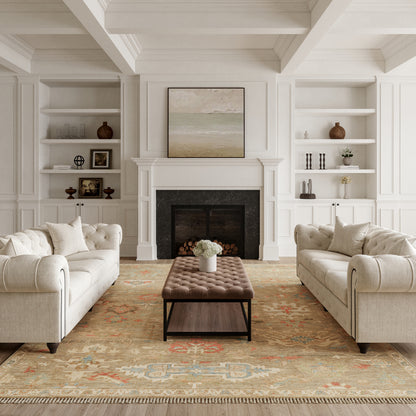 Nourison Home Heritage Vine  Charcoal  Traditional