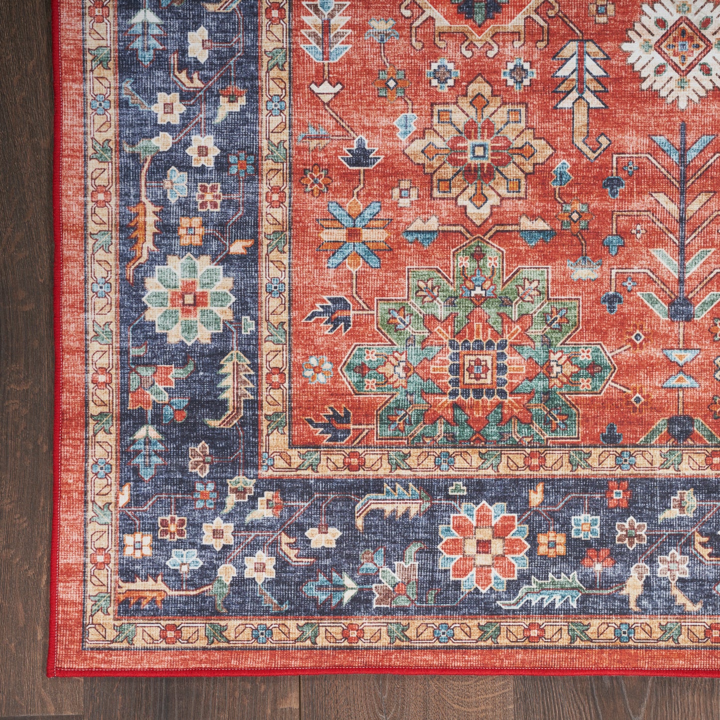 Nourison Home Fulton  Rust  Traditional