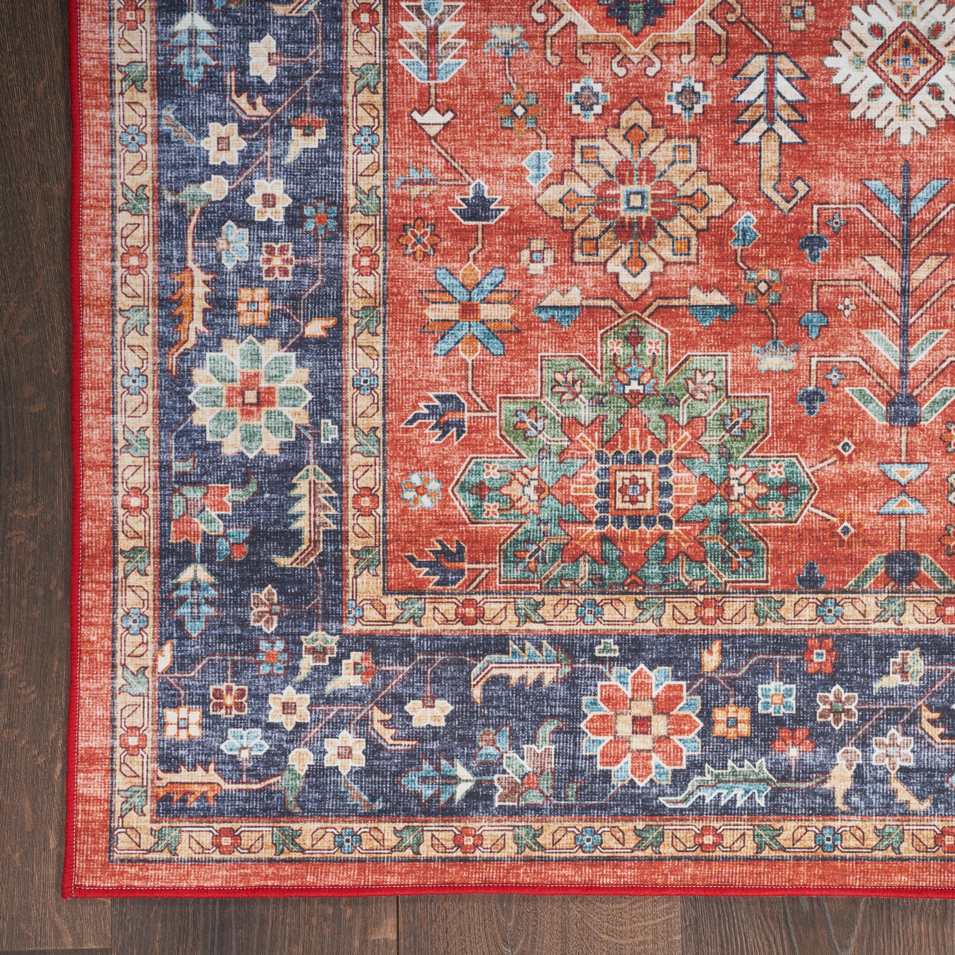 Nourison Home Fulton  Rust  Traditional