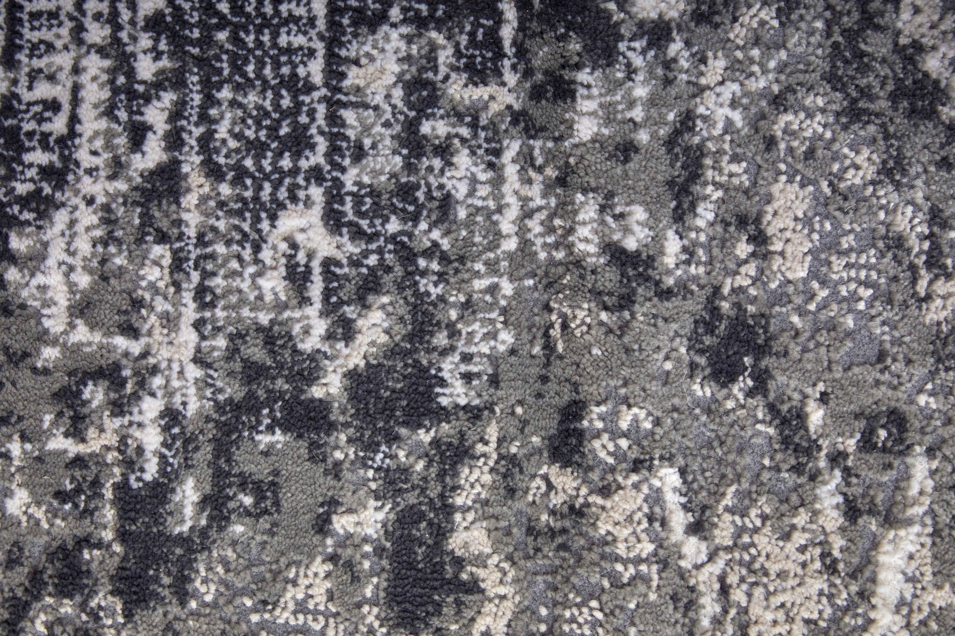 Feizy Prasad 39N9F Ivory Charcoal Modern/Bohemian & Eclectic/Ind Rug - Rugs - Feizy - Atlanta Designer Rugs