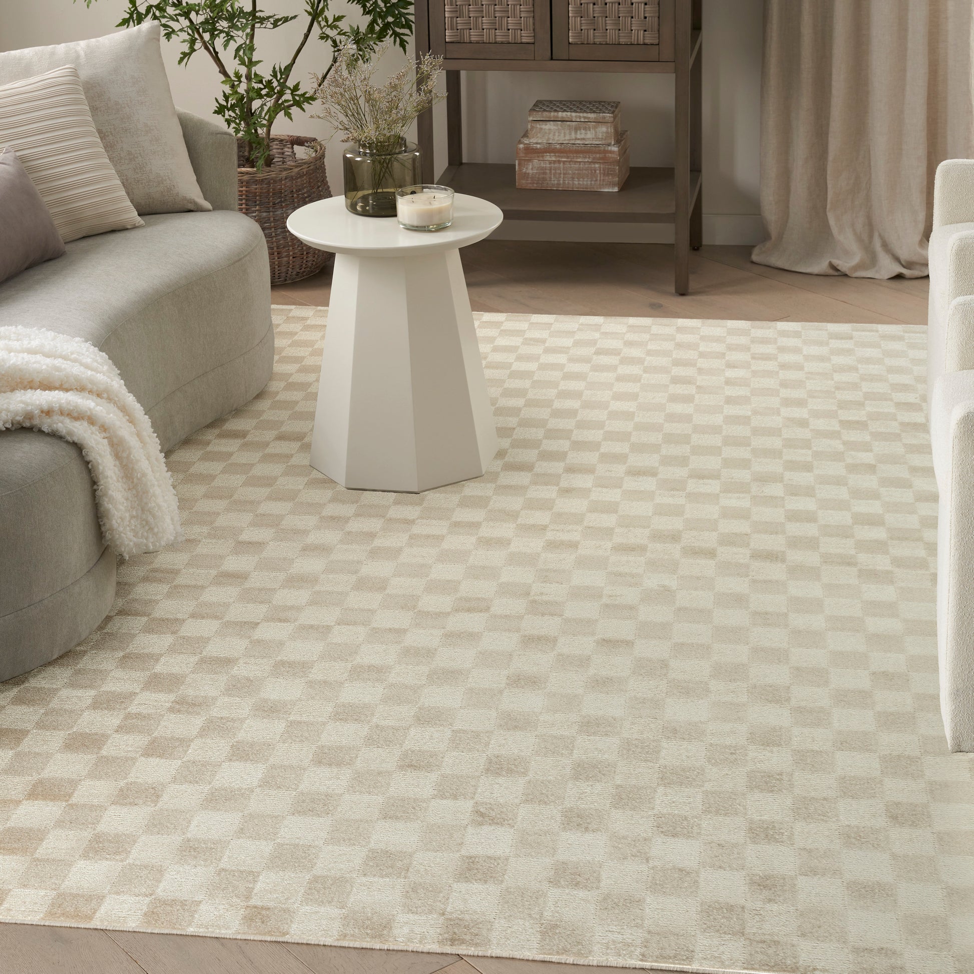 Nourison Home Serenity Home  Beige  Contemporary