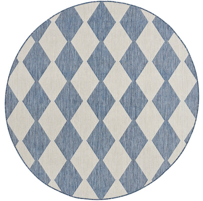 Nourison Home Positano POS04 Navy Blue Contemporary Power-loomed Rug