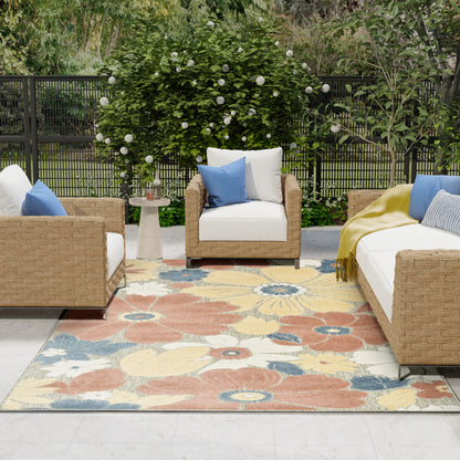 Nourison Home Aloha  Rose  Contemporary