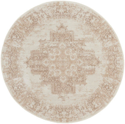 Nourison Home Grafix GRF14 Ivory Beige Transitional Power-loomed Rug