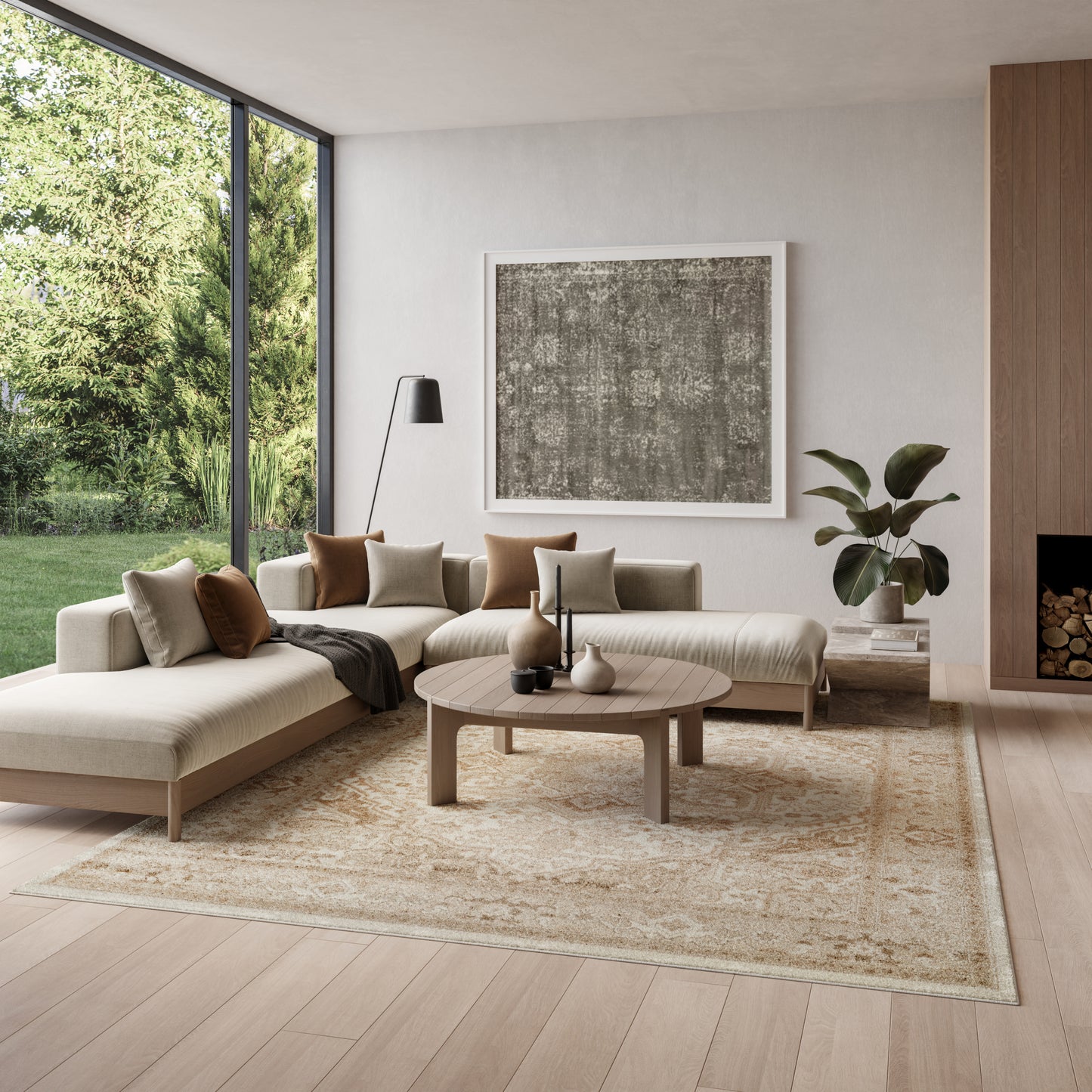 Nourison Home Dekor  Ivory Taupe  Traditional