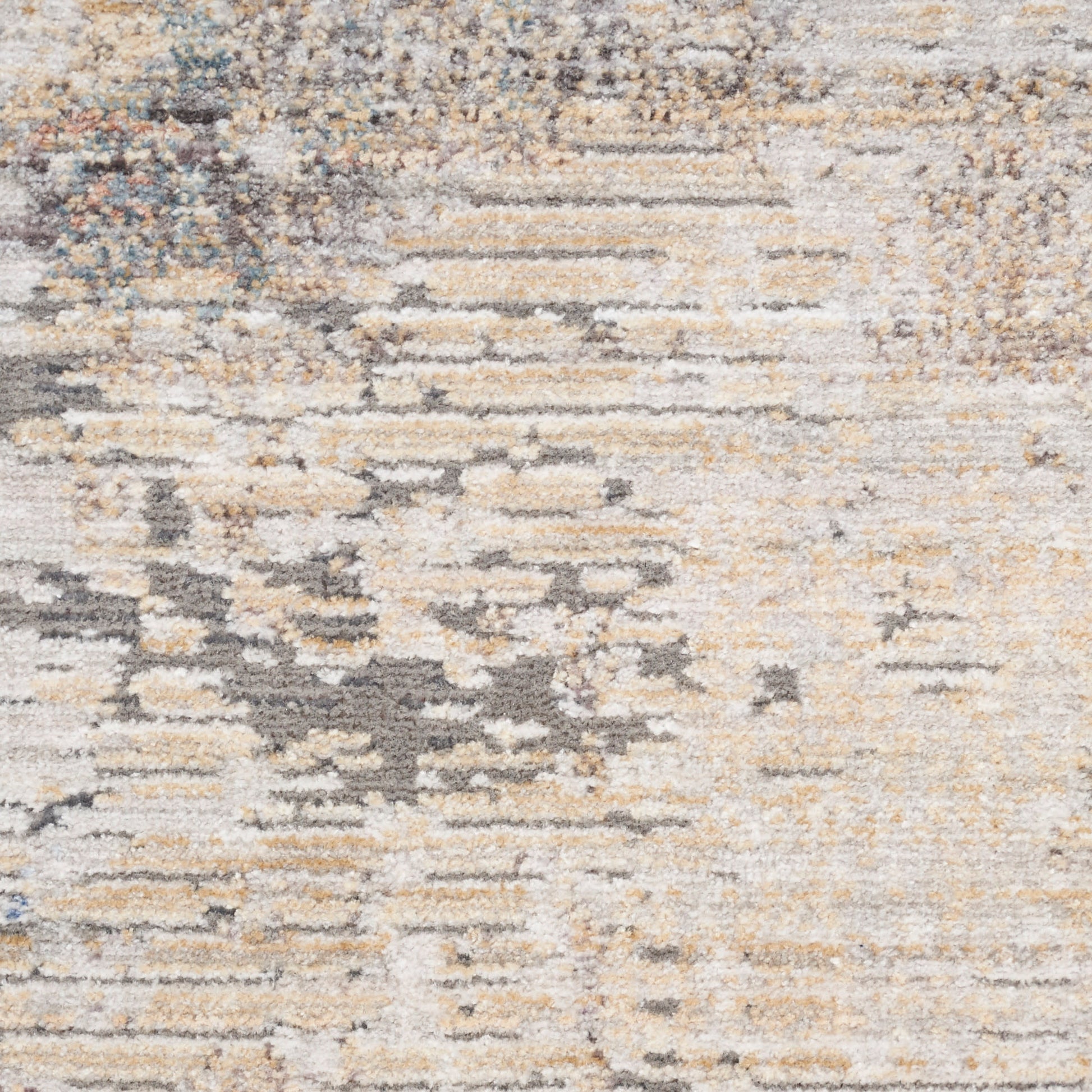 Nourison Home Abstract Hues  Beige Grey  Contemporary