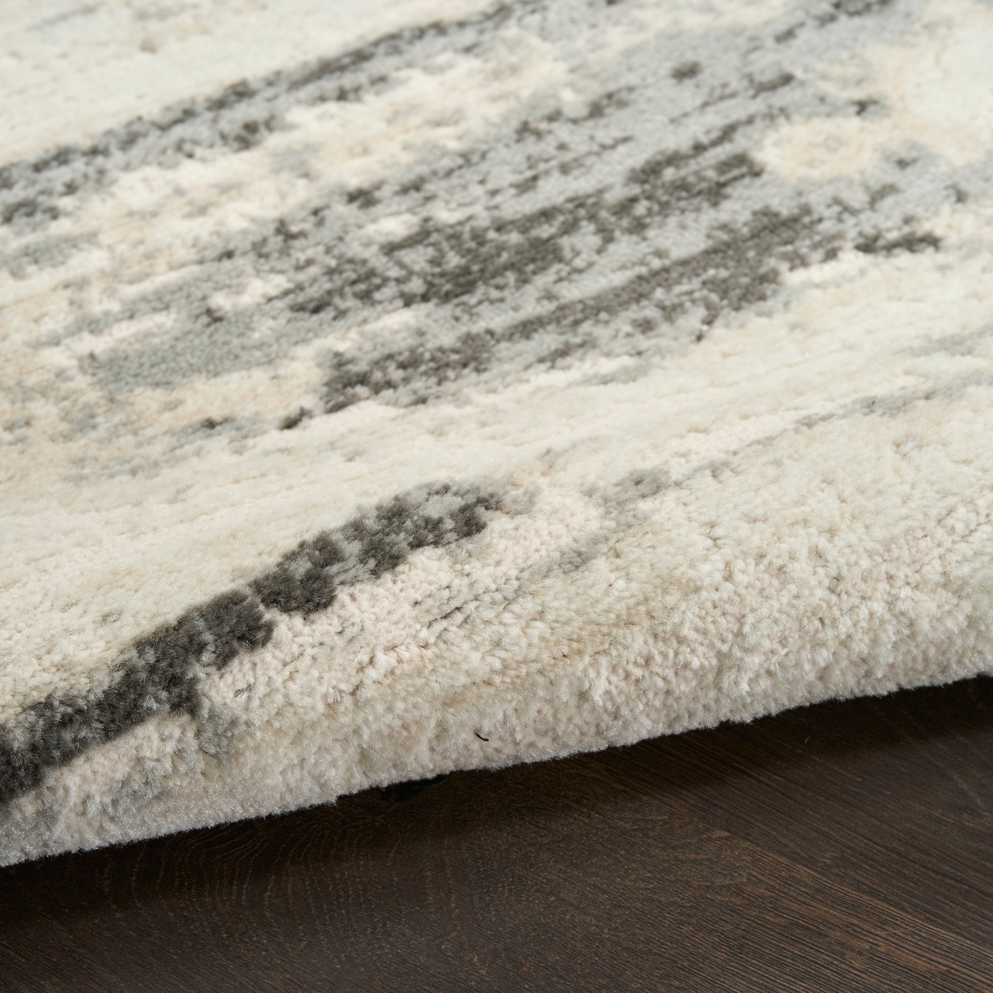 Nourison Home Serenity Home  Grey Multicolor  Contemporary