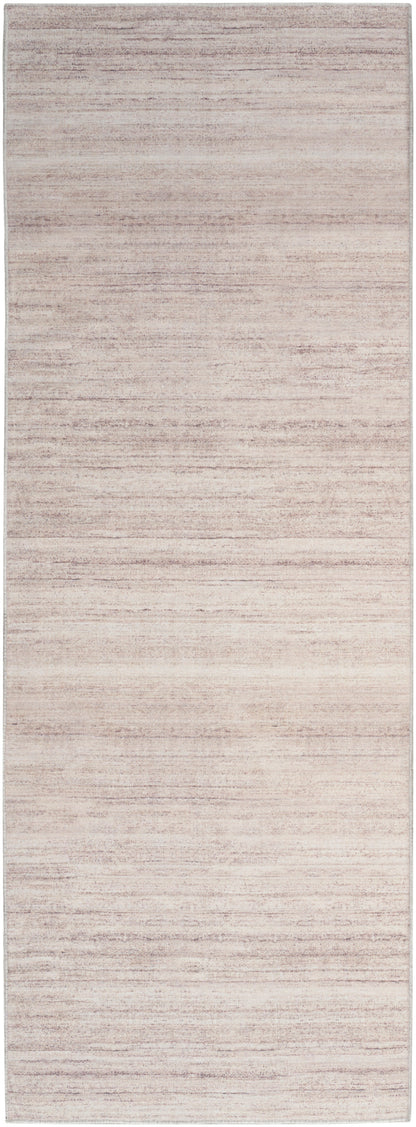 Nourison Home Washable Essentials WAE01 Ivory Mocha Contemporary Loom-woven Rug