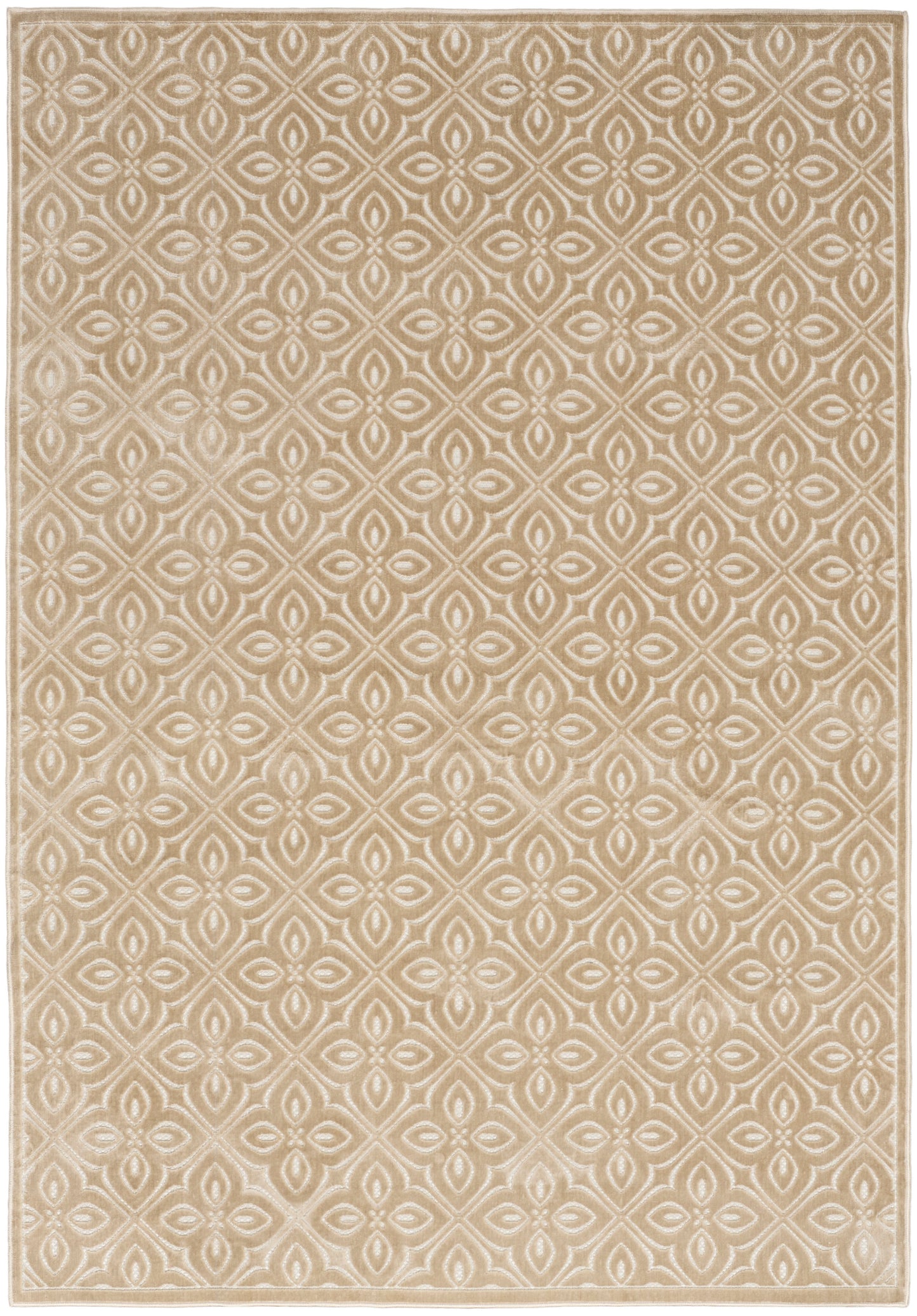 Nourison Home Washable Charm WCH03 Beige Ivory Contemporary Machine Woven Rug