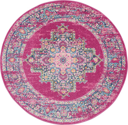 Nourison Home Passion PSN03 Fuchsia Transitional Power-loomed Rugs