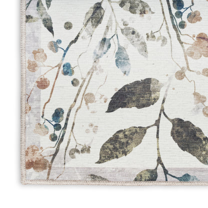 Nourison Home Nourison Washables  Ivory Multicolor  Traditional