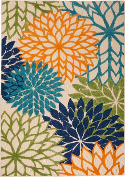 Nourison Home Aloha ALH05 Multicolor Contemporary Power-loomed Rugs