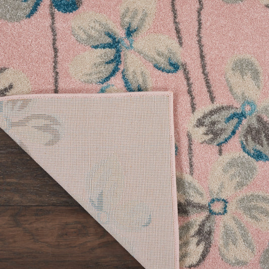 Nourison Home Tranquil  Pink  Contemporary