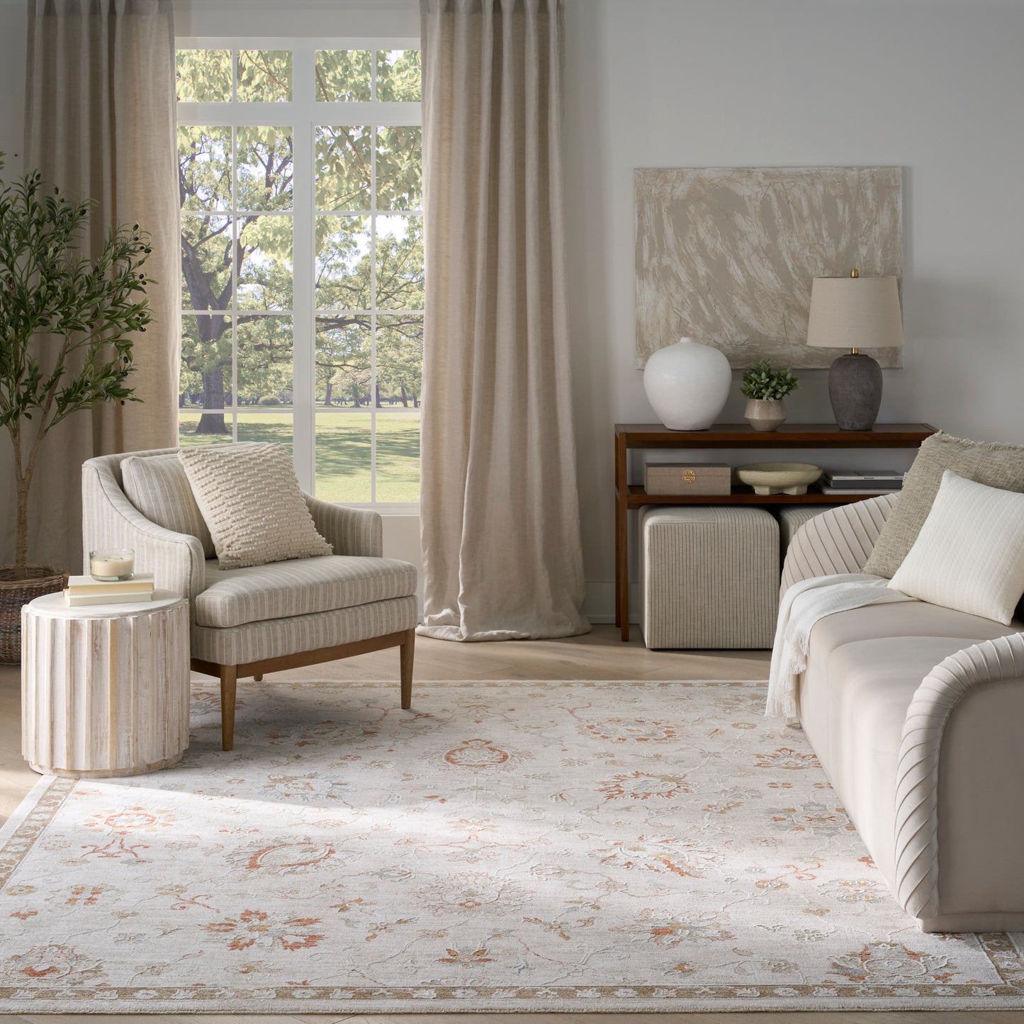 Nourison Home Infinite  Ivory  Traditional