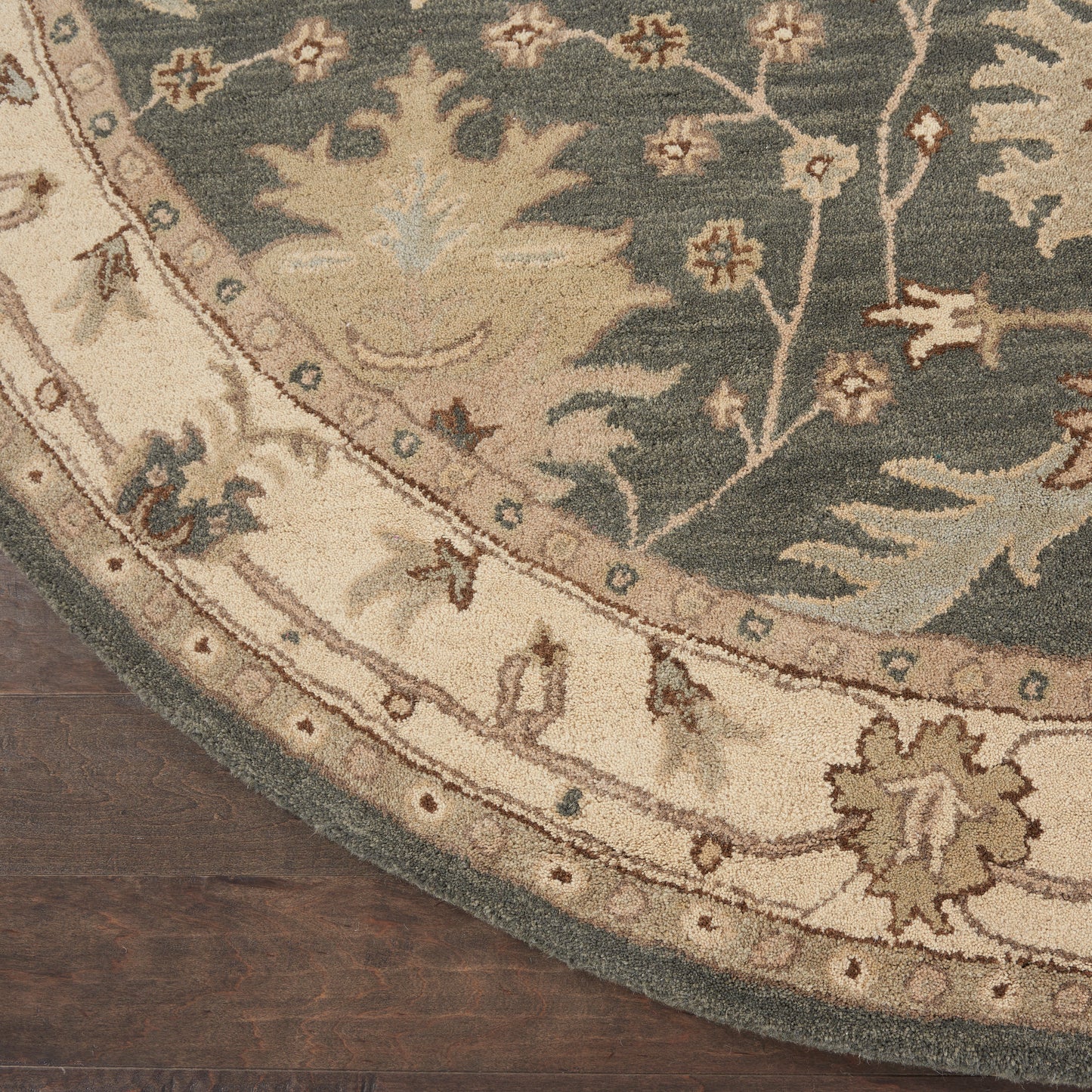 Nourison Home India House  Charcoal Ivory  Traditional