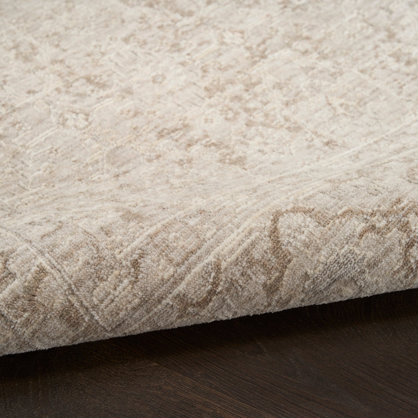 Nourison Home Shadows  Ivory Grey  Traditional