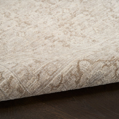 Nourison Home Shadows  Ivory Grey  Traditional