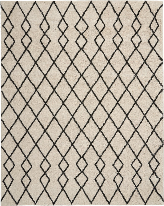 Nourison Home Martil  Ivory Charcoal  Contemporary